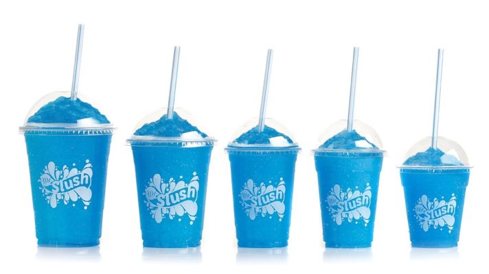 Blue Raspberry Slush Syrup Drinks