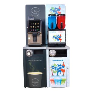 Coffee Machine Serving Counter with Slush VX1