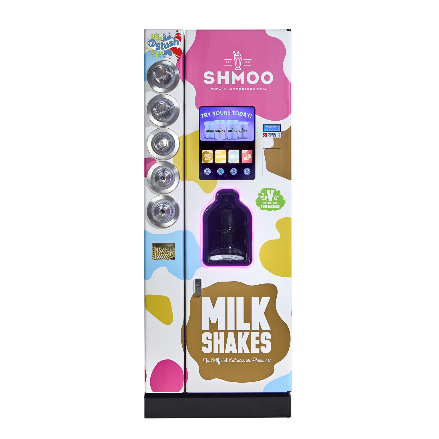 Shmoo Milkshakes Vending Express High Profit Machine Denby Dale Coffee