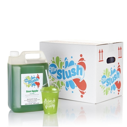Slush Syrup Sour Apple 4x5Ltr